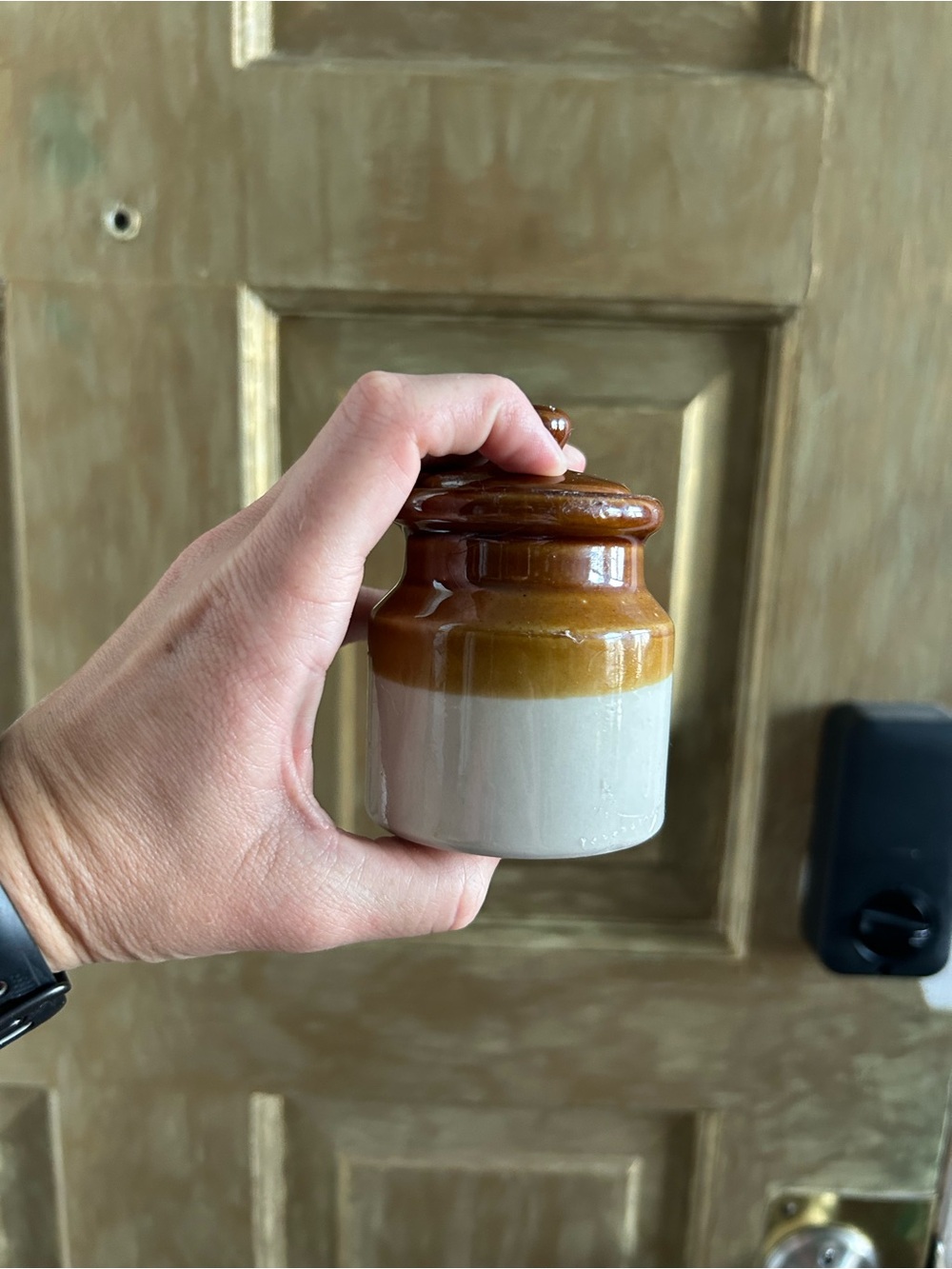 Mini vintage crock